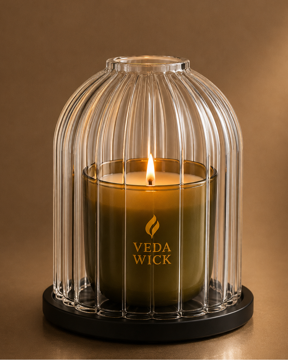 Aurelle Ribbed Candle Holder