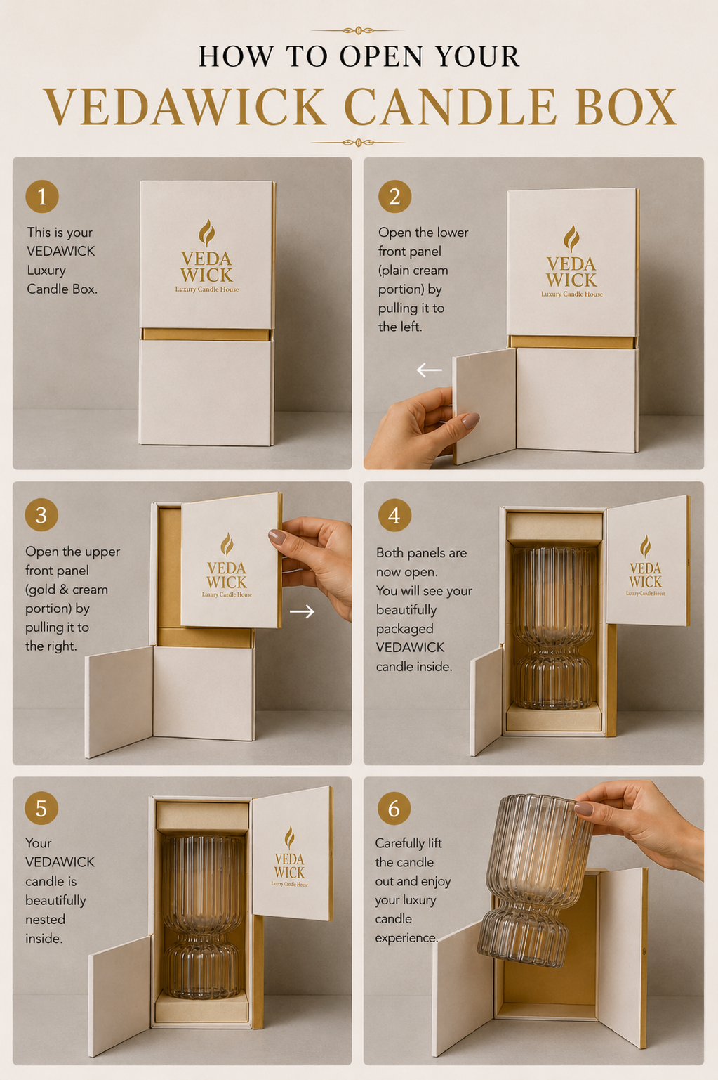 Aurelle Ribbed Candle Holder