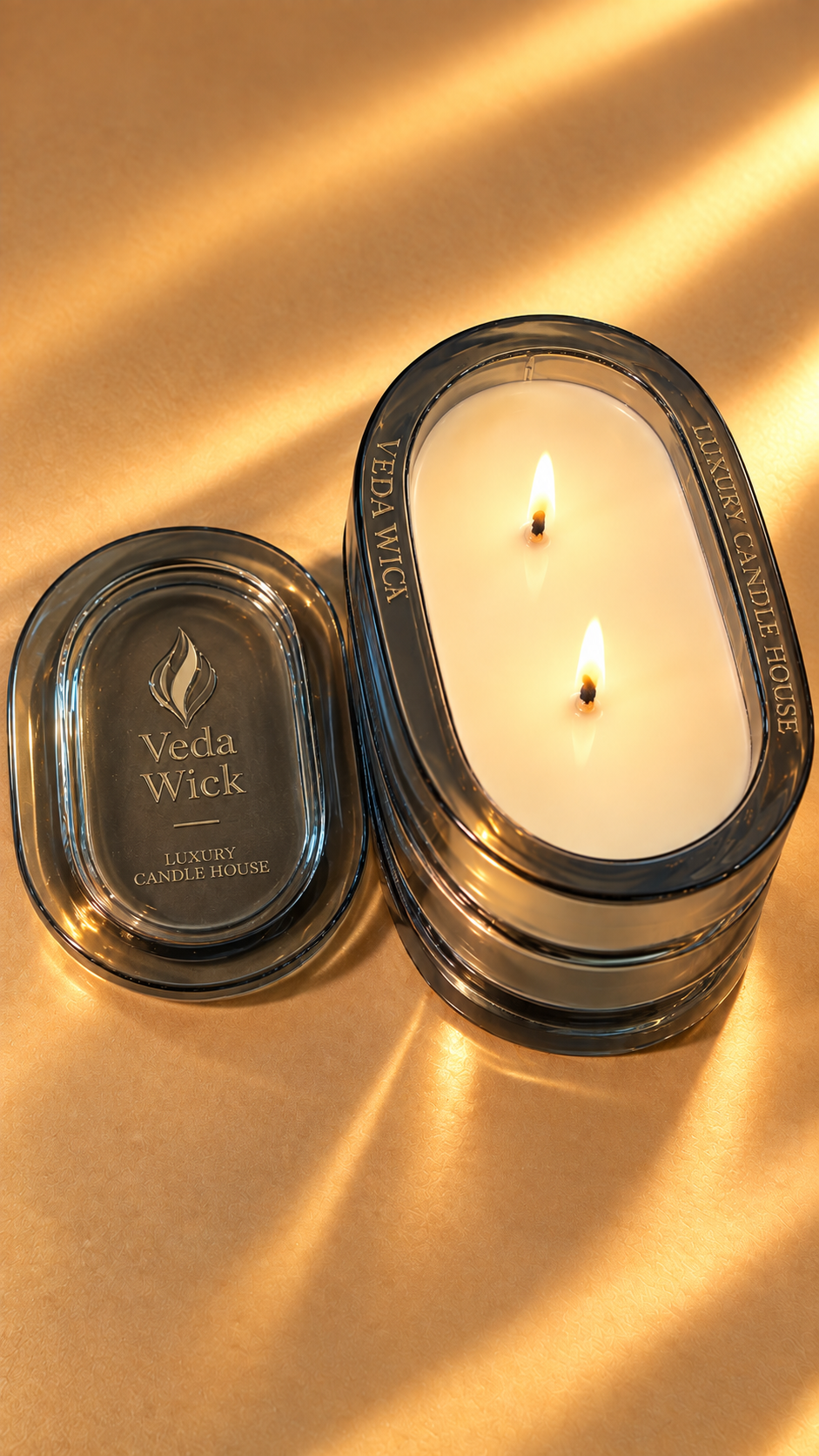 Aquarius – Smoke Grey Capsule Candle