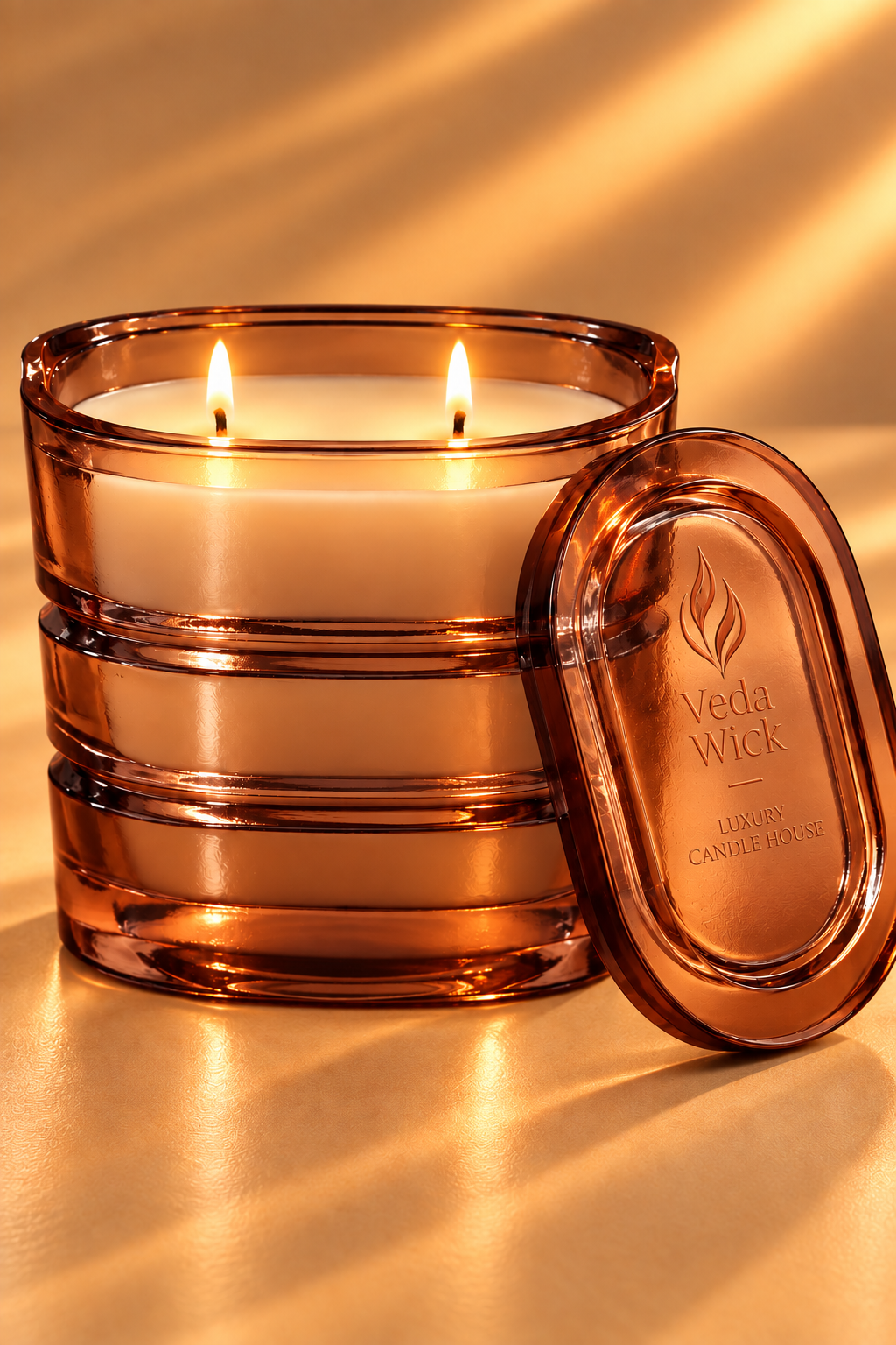 Sagittarius – Rose Amber Capsule Candle