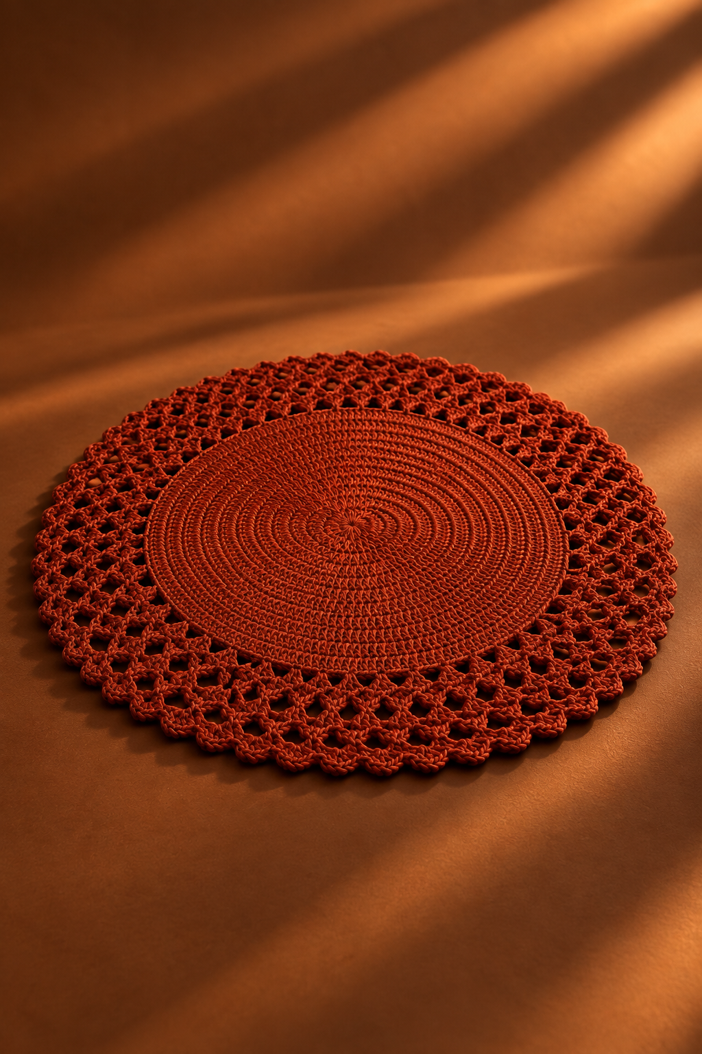 Maroon Candle Mat