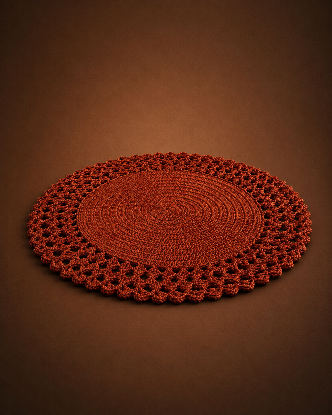 Maroon Candle Mat